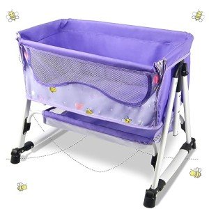 ANIVIA 2-in-1 Doll Bed and Swing Set