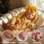 20-Inch Lifelike Reborn Baby Girl Doll Set