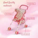 Baby Doll Furniture & Accessories Set - Floral