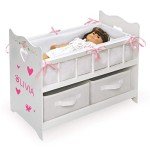 Wooden Doll Bed Set for 18-Inch Dolls