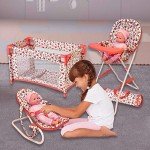 Floral 3-in-1 Doll Accessories Furniture Set