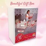 Floral 3-in-1 Doll Accessories Furniture Set