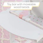 KidKraft Tiffany Bow Wooden Doll High Chair - White