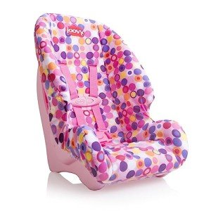Pink Doll Car Seat with Washable Cover