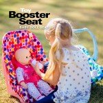 Pink Doll Car Seat with Washable Cover