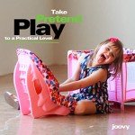 Pink Doll Car Seat with Washable Cover