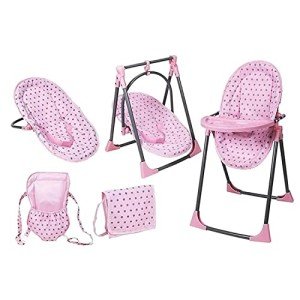 Lissi Baby Doll 6-in-1 Highchair Playset