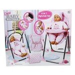 Lissi Baby Doll 6-in-1 Highchair Playset