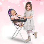 Baby Doll High Chair with Tray - Flower Print