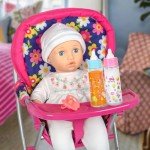 Baby Doll High Chair with Tray - Flower Print
