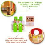 Miniature Dining Room Furniture Set for Dolls