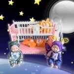 Mini Reborn Baby Dolls with Bunk Bed Set