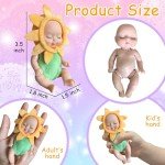 Mini Reborn Baby Dolls with Bunk Bed Set