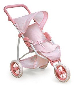 Folding Doll Jogging Stroller with Adjustable Handle