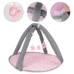 Baby Doll Stroller and Crib Play Set