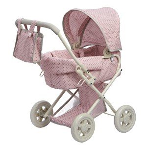 Olivia's Buggy-Style Doll Stroller with Canopy