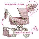 Olivia's Buggy-Style Doll Stroller with Canopy