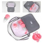 Baby Doll Stroller and Crib Play Set