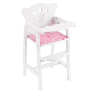 KidKraft Wooden High Chair for 18-Inch Dolls