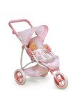 Folding Doll Jogging Stroller with Adjustable Handle