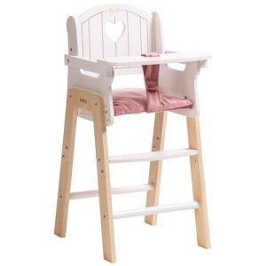 Wooden High Chair for 18-20 Inch Dolls