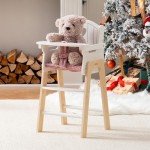 Wooden High Chair for 18-20 Inch Dolls