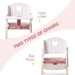 Wooden High Chair for 18-20 Inch Dolls