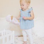 Melissa & Doug Wooden Doll Cradle - White