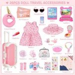 18-Inch Reborn Doll Travel Set with Accessories