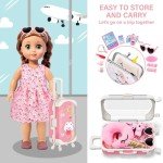 18-Inch Reborn Doll Travel Set with Accessories