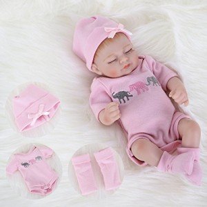 10-Inch Realistic Reborn Baby Girl Doll Set