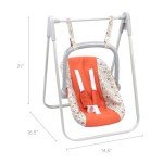 JC Toys 2-in-1 Baby Doll Swing & Carrier