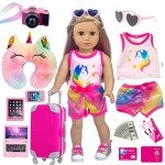 18" Doll Travel Gear Play Set with Accessories
