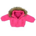 Fuchsia Pink Puffy Jacket for 18 Inch Dolls