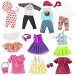 18 Inch Doll Clothes & Accessories - 10 Sets