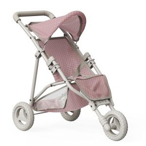 Olivia's Pram for Reborn Dolls - Pink & Cream