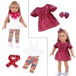 18 Inch Doll Clothes & Accessories - 10 Sets