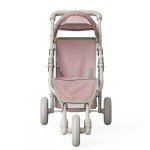 Olivia's Pram for Reborn Dolls - Pink & Cream