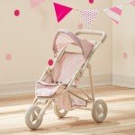 Olivia's Pram for Reborn Dolls - Pink & Cream