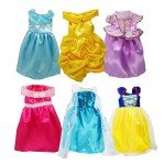 18-Inch Doll Princess Costume Set - 6 Pieces