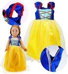 18-Inch Doll Princess Costume Set - 6 Pieces