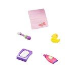 Realistic Baby Doll Bath Playset for Kids