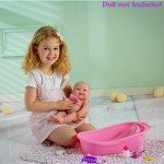 Realistic Baby Doll Bath Playset for Kids