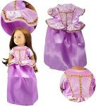 18-Inch Doll Princess Costume Set - 6 Pieces