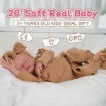 20-Inch Realistic Reborn Baby Doll with Gift Box
