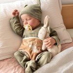 ADFO 17-Inch Realistic Reborn Baby Doll for Kids