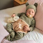 ADFO 17-Inch Realistic Reborn Baby Doll for Kids
