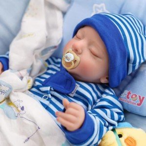 Adorable 18-Inch Lifelike Reborn Baby Boy Doll