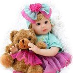 Milidool Realistic 22-Inch Reborn Baby Girl Doll