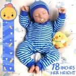 Lifelike 18-Inch Reborn Baby Boy Doll Set